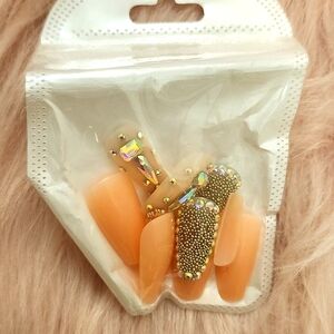 Brand New BLING ACCENT False Nails-L